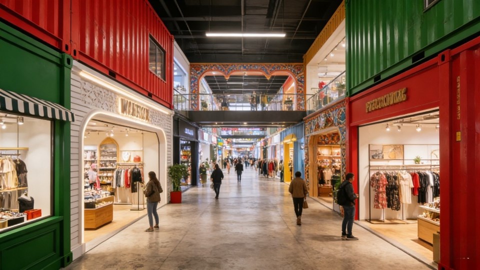 container mall